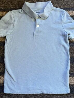 Old Navy Light Blue Kids Polo Shirt Size 5